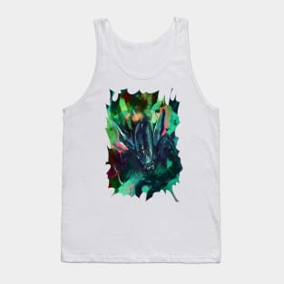 Alien vaporwave Tank Top